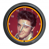 Neonuhr Elvis Presley 4