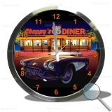 Wanduhr Cappy`s Dinner, Corvette