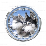 Wanduhr Husky