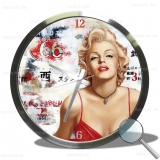 Wanduhr Marilyn Monroe