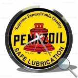 Wanduhr Pennzoil