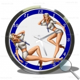 Wanduhr Pin-up Sailor