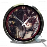 Wanduhr Vampire